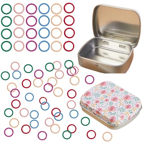 Round Shape Knitting Stitch Markers,50Pcs...