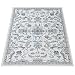 Paco Home Alfombra salón Pelo Corto Oriental Moderna Beige Azul, tamaño:Ø 200...