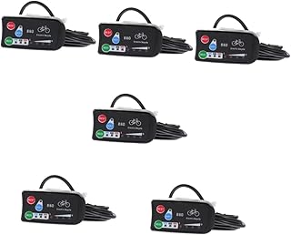 BESPORTBLE 4 Peças De Exibição De Bicicleta Peças De Computador Exibição Inteligente Controlador De Monitor De PC Para PC Exibição De Bicicleta Elétrica E-Bicicleta Abs Display Preto