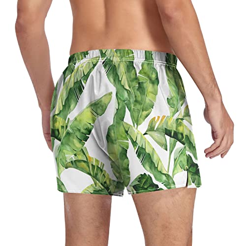 Oyihfvs Men's Underwear, Cotton Boxer Shorts, Loose Shorts with Elastic Waistband S-2XL4