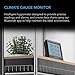 AC Infinity CLOUDCOM B2, Temperature Humidity VPD Smart Hygrometer with LCD Display & Bluetooth App Monitor, Climate Gauge Thermometer for Basements, Guitar Rooms, Grow Tents and Greenhouses
