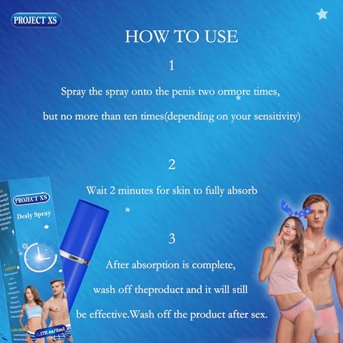 Project Xs A1 Enhancers - Desensitizing Delay Spray For Men Clinically Proven To Help You Last Longer In Bed thumb #2