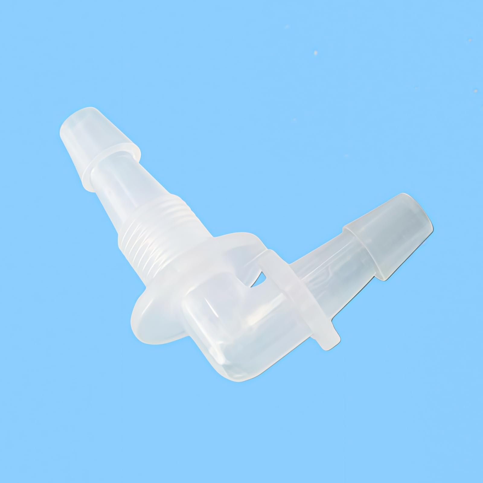 Accesorios de mamparo de 5,6 mm, conector de manguera de plástico reutilizable con tuerca roscada macho de 1/8 G para laboratorios, diseño igual, ideal para transferencia de fluidos