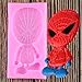 Produktbild HUIZHANG Spiderman-förmige Fondant-Silikonform Craft Chocolate Baking Mold Cake Dekorationswerkzeuge Küchengebäck