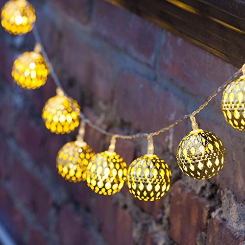 30 Led String Lights Indoor, String Lights Bedroom 10.49Ft Moroccan Battery Powered String Lights Diwali Decorations For Home,Wedding Party,Christmas,Home Decor,Indoor Outdoor,Warm White #TOP5