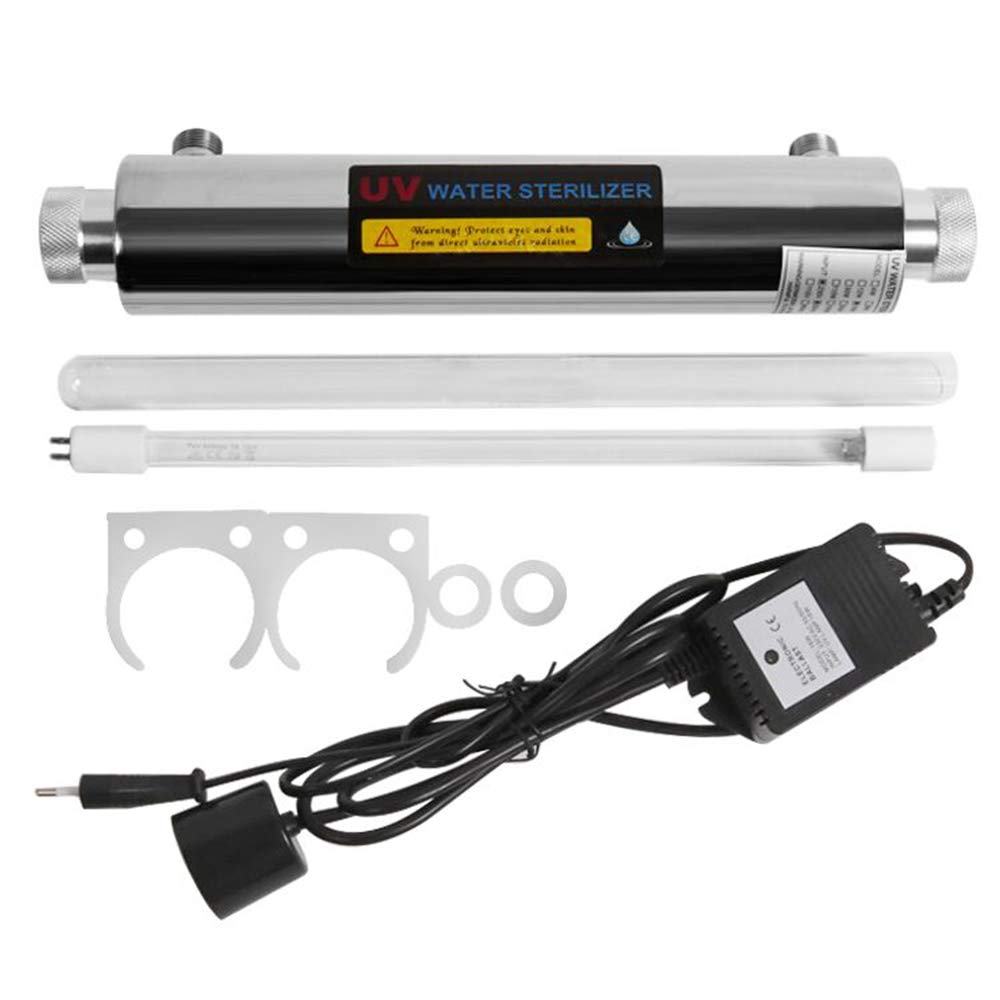 Desinfectante UV de acero inoxidable para 55 W 12 GPM