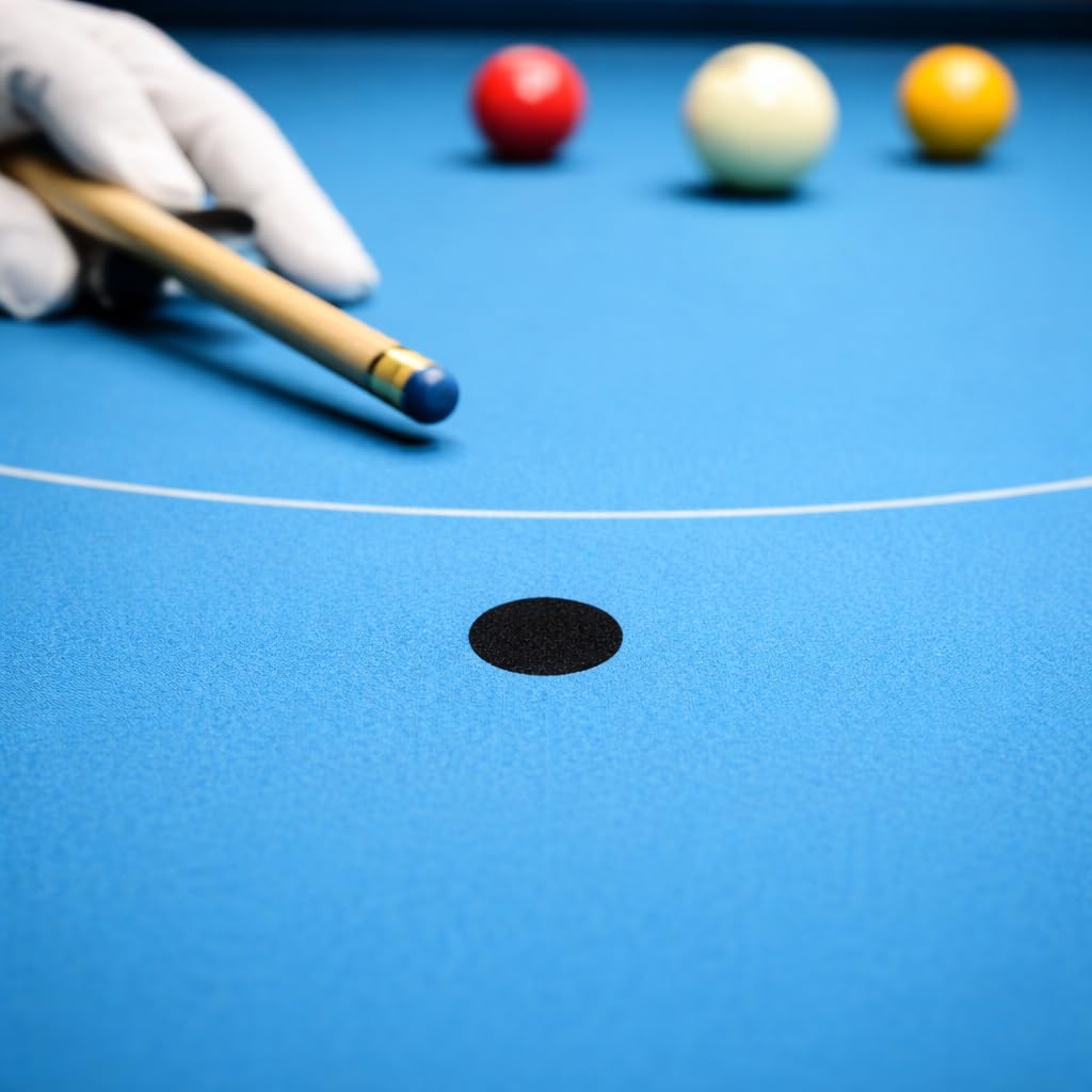 Stół bilardowy Kropki, naklejka bilardowa White Ball Locator Akcesoria bilardowe
