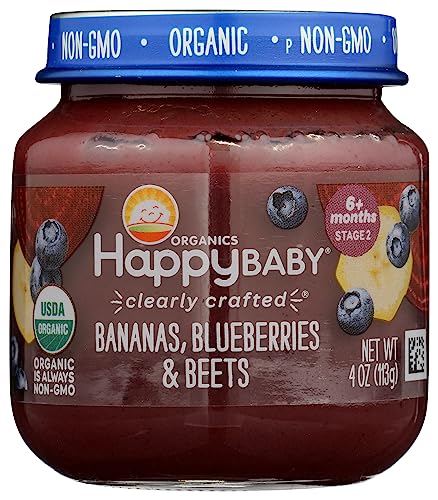 Happy Baby Organic Stage 2 Bna Blbry Beet Baby Food, 4 Oz #TOP16