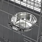 MidWest Homes for Pets Snap'y Fit Stainless Steel Food or Water Bowl, Holds 2 Quarts, Mounts to Wire Crates, No-Tip Design, Rust-Resistant, for Large Dogs and Cats - Image 3