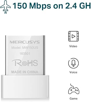 Mercusys MW150US, N150 Wireless Nano USB Adapter