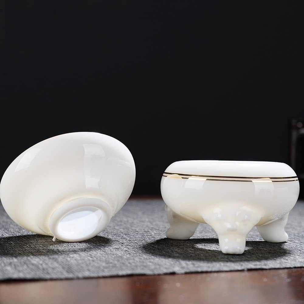 XIALON 3inch Chinese Tea Filter Ceramic Tea Strainer Tea Set Kung Fu Tea Ceremony Accessories