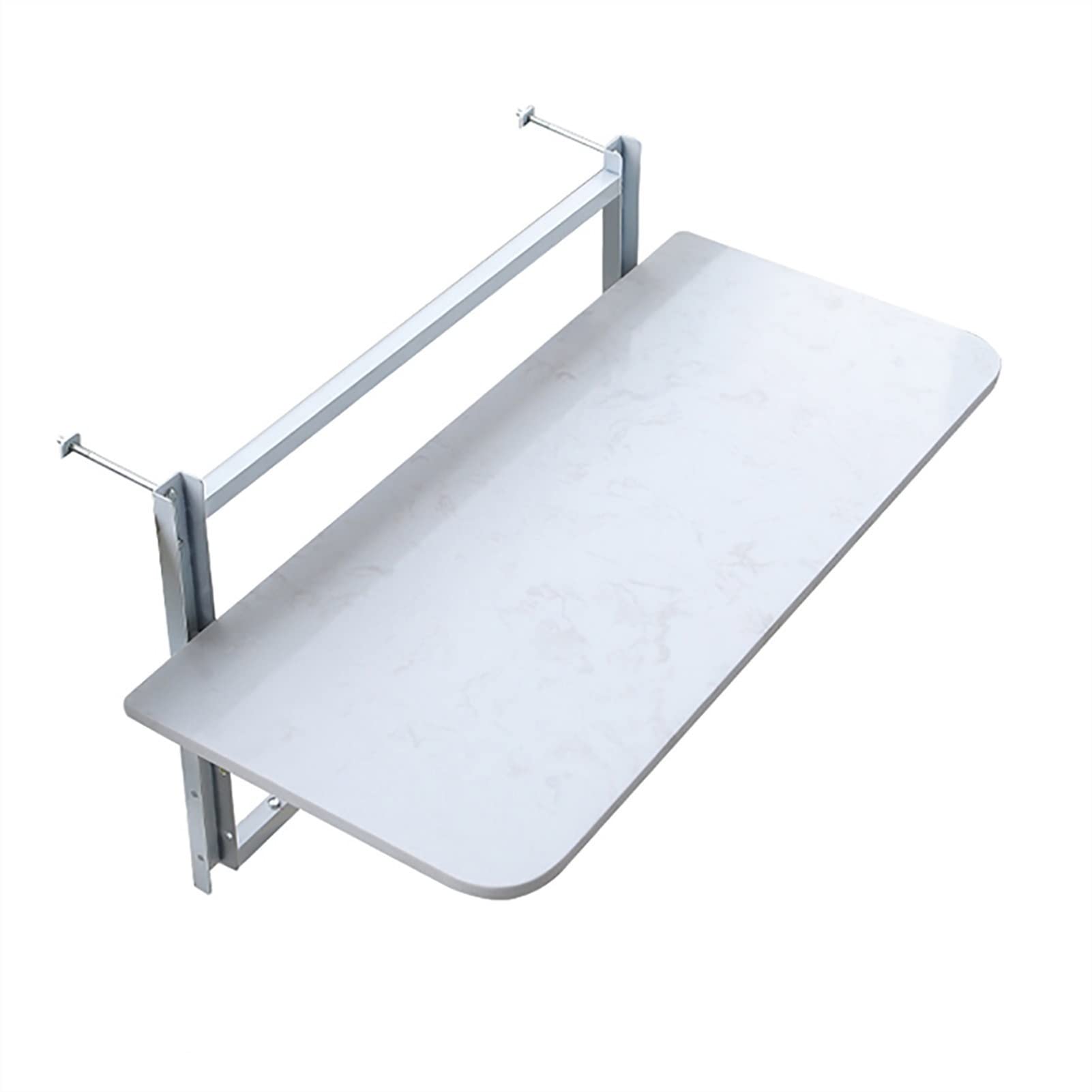 Table suspendue pour petits espaces résolvant le manque de place sur le balcon