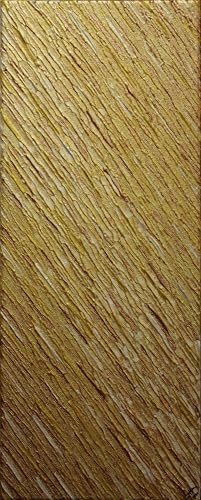 Art décoratif doré blanc nacre or 50x20 cm relief tableau couteau moderne