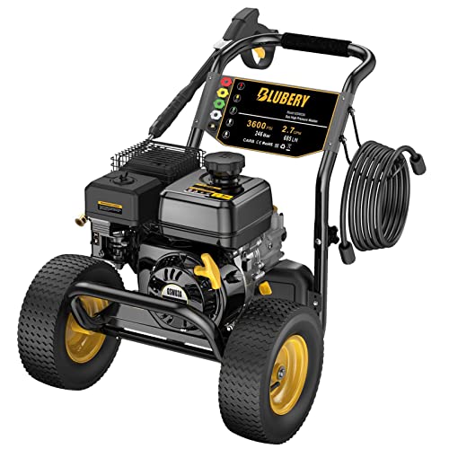 HeavyDuty Gas Pressure Washer, 3600PSI at 2.7GPM Power Washer, 30feet