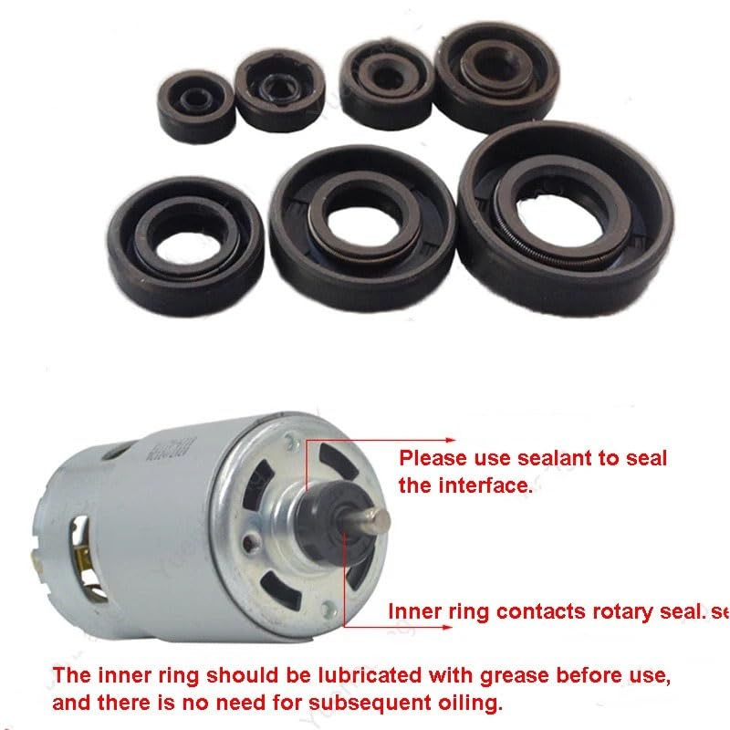 Amazon.com: 5PCS Motor Drive Shaft Water/Oil Seal Sealing Ring Nitrile  Rubber Inner Diameter 2-12mm for RC Boat Water-Pump DIY Accessories(Inner  Dia 10mm) : Toys & Games