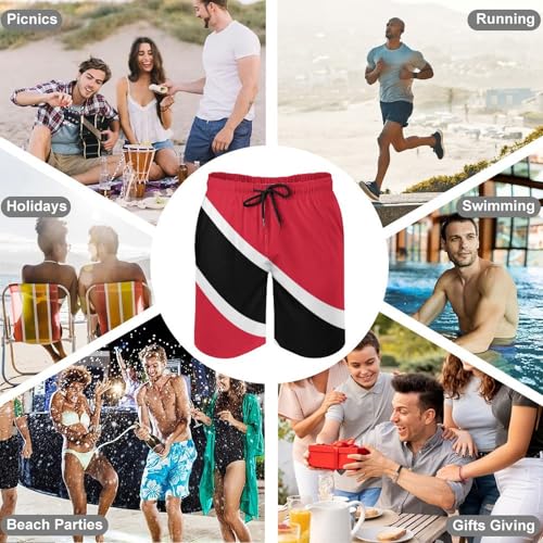 Mens Swim Trunks with Compression Pants Liner Swimming Shorts Quick Dry Beach Board Sport Shorts with Pockets2
