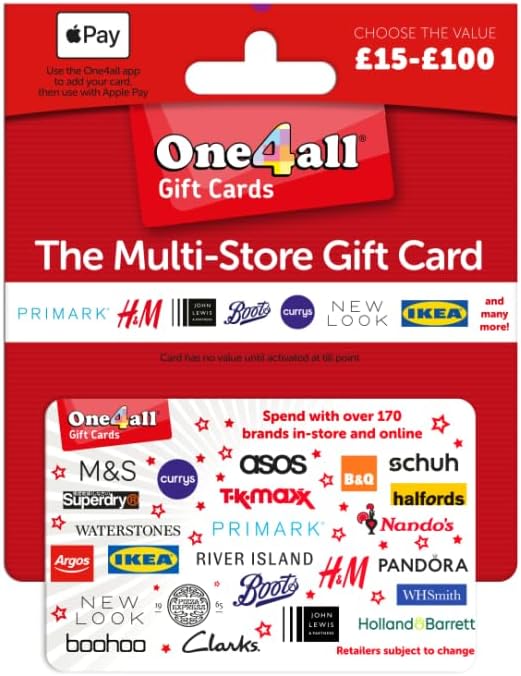 Amazon.co.uk Popular Gift Card Brands One4all Gift Cards
