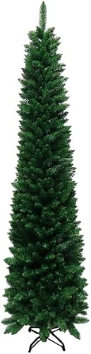 Tektrum Árbol artificial de abeto navideño de 7 pies con puntas de ramas cónicas, soporte de metal sólido para Navidadvacacionesfiestas, árbol Tektrum Árbol artificial de abeto navideño de 7 pies con puntas de ramas cónicas, soporte de metal sólido para Navidadvacacionesfiestas, árbol