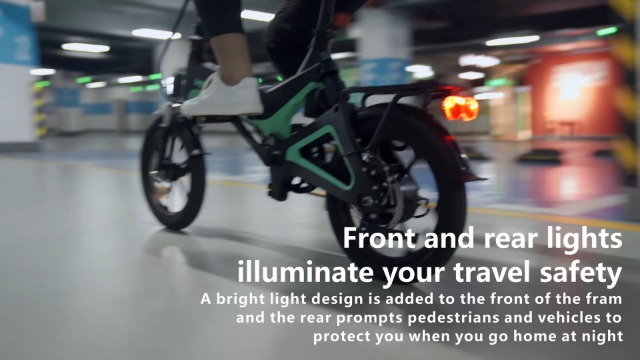 HITWAY Electric Bike Lightweight 250W Electric Foldable Pedal Assist E-Bike with 7.5Ah Battery, 16inch, for Teenager and… - Image 8