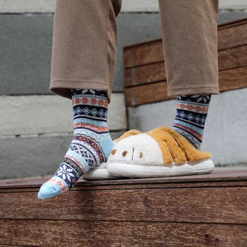 Image of Pleneal Wool Socks for Women - Womens Wool Socks Winter Warm Cozy Knit Sock for Women Men