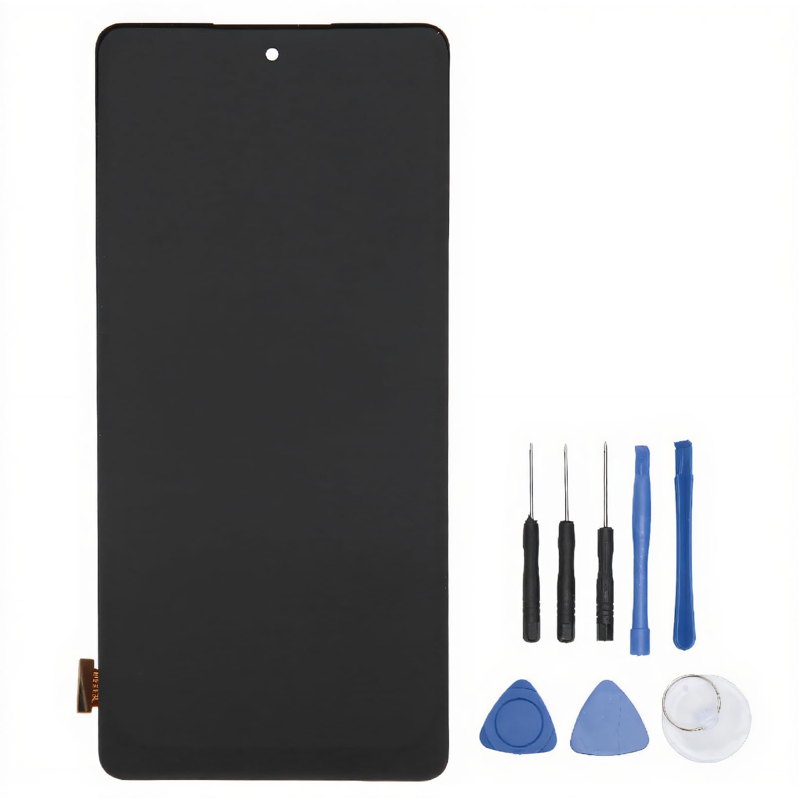 LCD Screen Digitizer Assembly for S20 FE, Black with Frame, Complete Set, Organic Light Emitting Diode, High Sensitivity