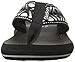 Skechers Cali Women's Asana-Seek Flip Flop,Black/White,9 M US