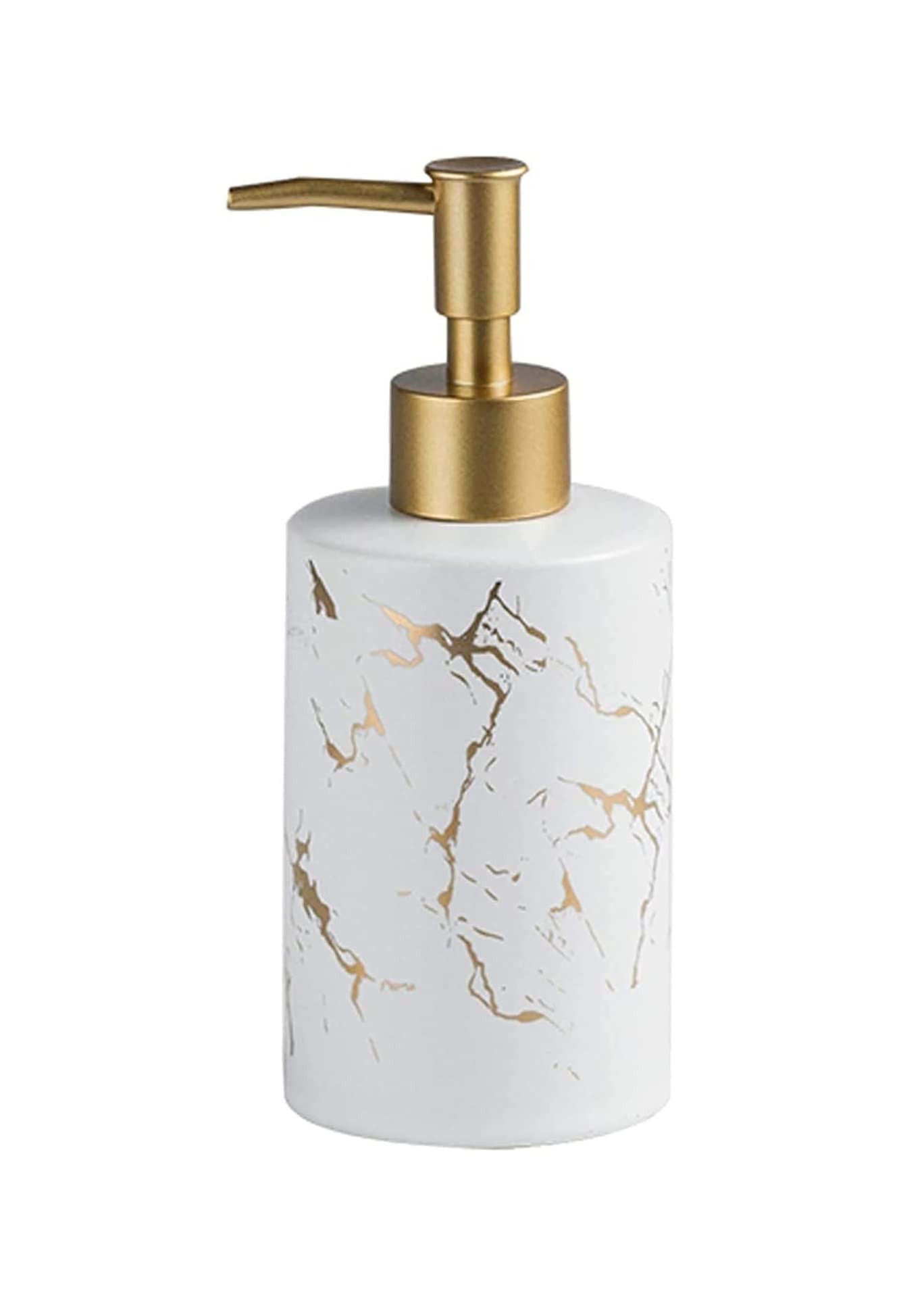 soap dispenser， Soap Dispensers Dispenser Bottles Marble Texture Pattern Ceramic 310ml Lotion