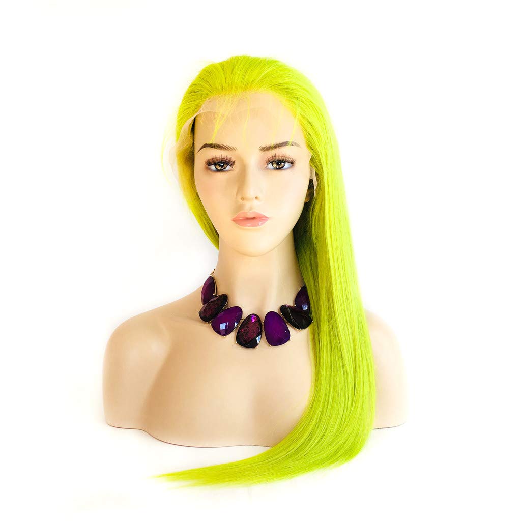 XRS Hair Wig 22.5X4X2 Inch 360 Lace Frontal Wig for Women with Baby Hair Straight Brazilian Virgin Human Hair Wigs (14 Inch, Straight 360 Wig)