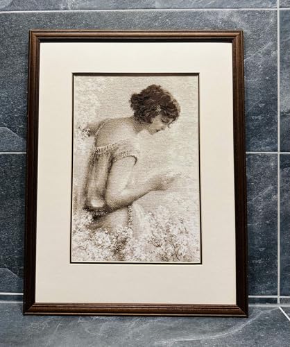 Image of RIOLIS 1277 Old Photo. The Letter Counted Cross Stitch Kit 10.24 x 14.96 in