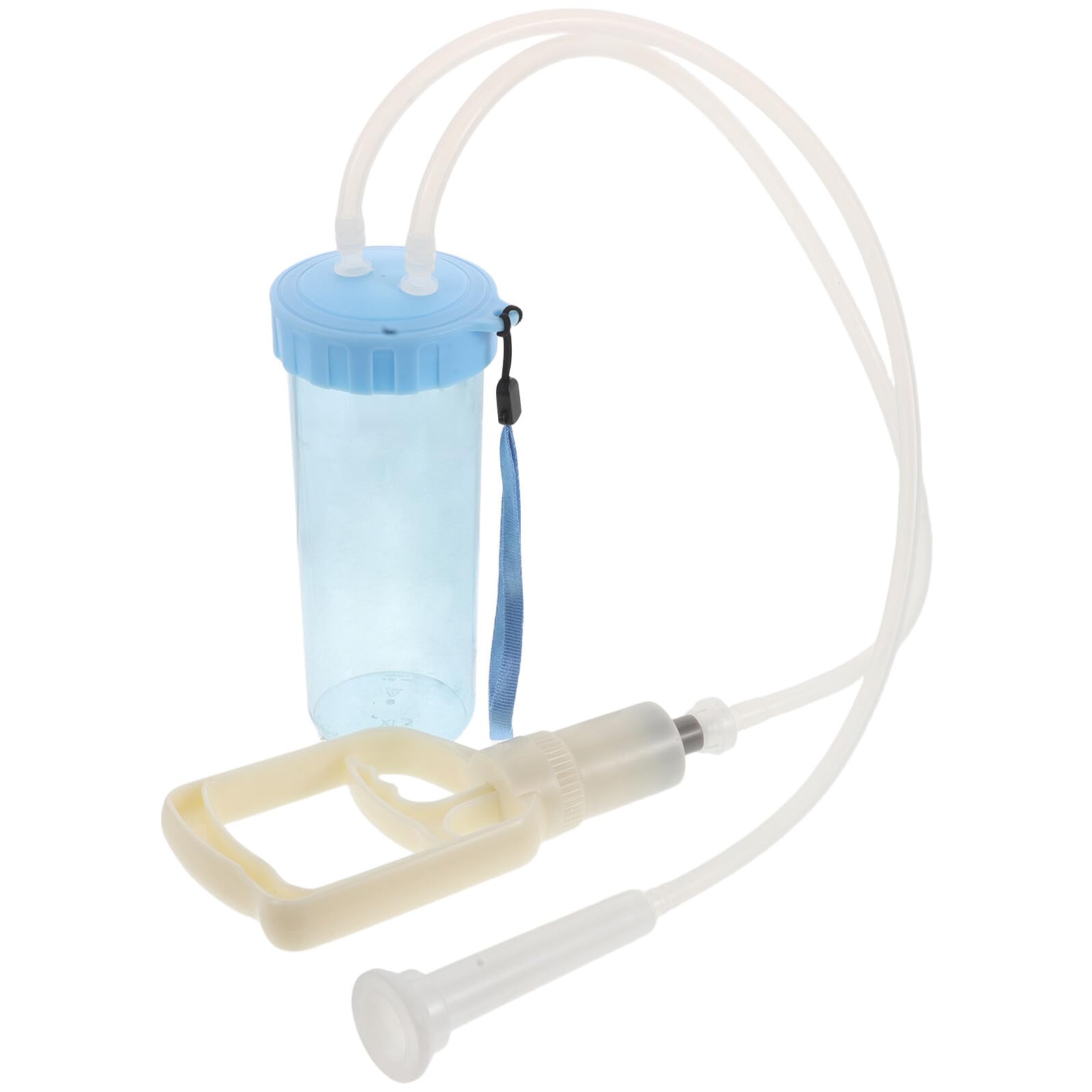 Macchina Manuale per Mungitura Pecore con Pompa di Aspirazione 500g | Portatile, Plastica e Gomma, Pulizia Facile, Uso in Stalla e'Aperto, per Capre