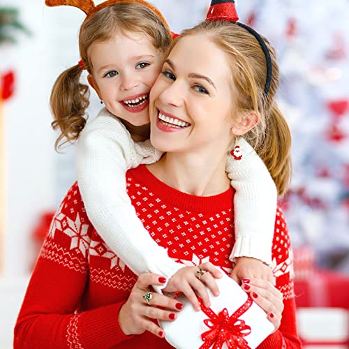 Naler 6 Set di Gioielli Natalizi Orecchini +