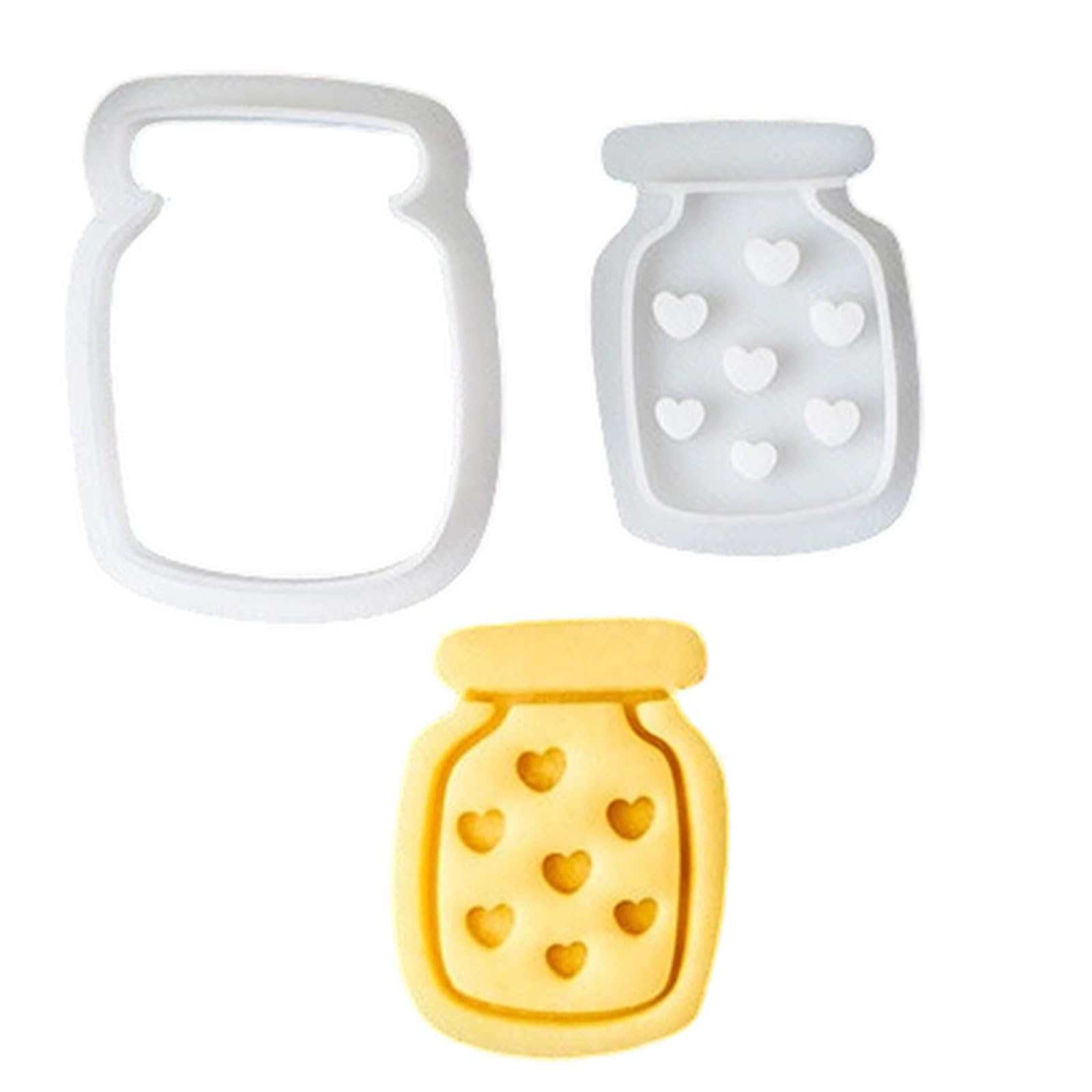 LUCKGONI Cartoon Proposal Wedding Cookie Desserts Cutter Set With Heart For Romance Baking And Special Occasion