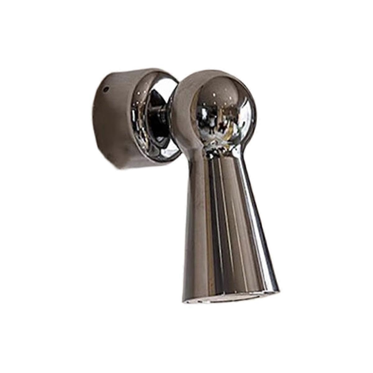 Joyhappst Image Color Wall Light Chrome Metal Warm Light 3000K Rotatable Bedroom Reading Restaurant Aisle Sconce Lamp A