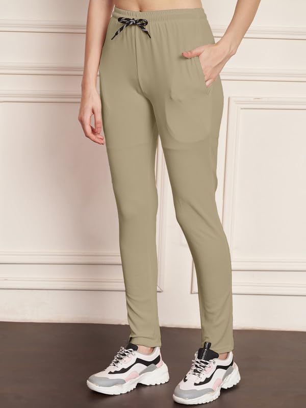 Image of DTR FASHION Polyester Blend Front Taped Tracksuit | Night Wear Suit For Women