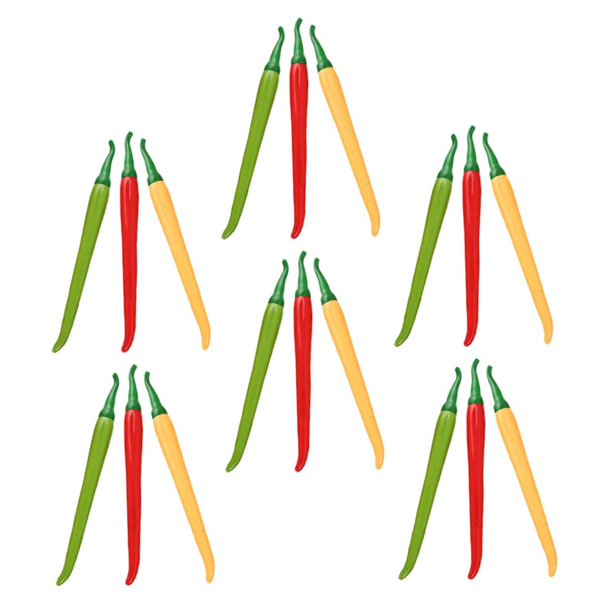 HOMSFOU 3 Set Penne Gel Cancelleria Adorabile Per Studenti Scrittura E Resistente Design E Confortevole Per Ufficio E Scuola 18 Pezzi * 3