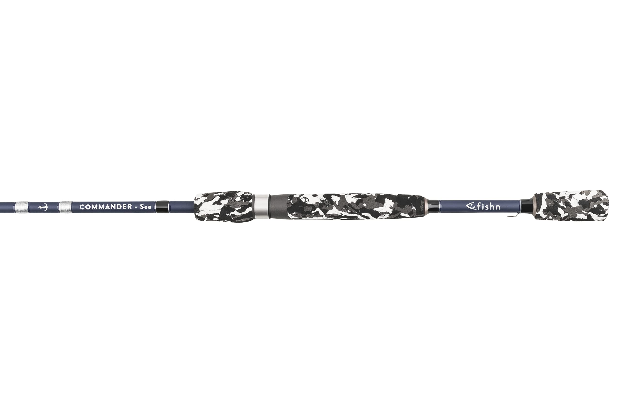 FISHN Wędka wędkarska z Fuji® Heavy Duty Real Seat - wędka spinningowa - wędka spinningowa - wędka wtykowa - bezpośrednie przenoszenie siły podczas łowienia ryb drapieżnych