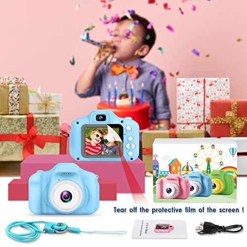 Gktz Toys For 3-8 Year Old Boys, Kids Selfie Camera Children Digital Video Toddler Camera, Birthday Gift For Boys And Girls Age 3 4 5 6 7 8 With 32Gb Card - Blue #TOP6