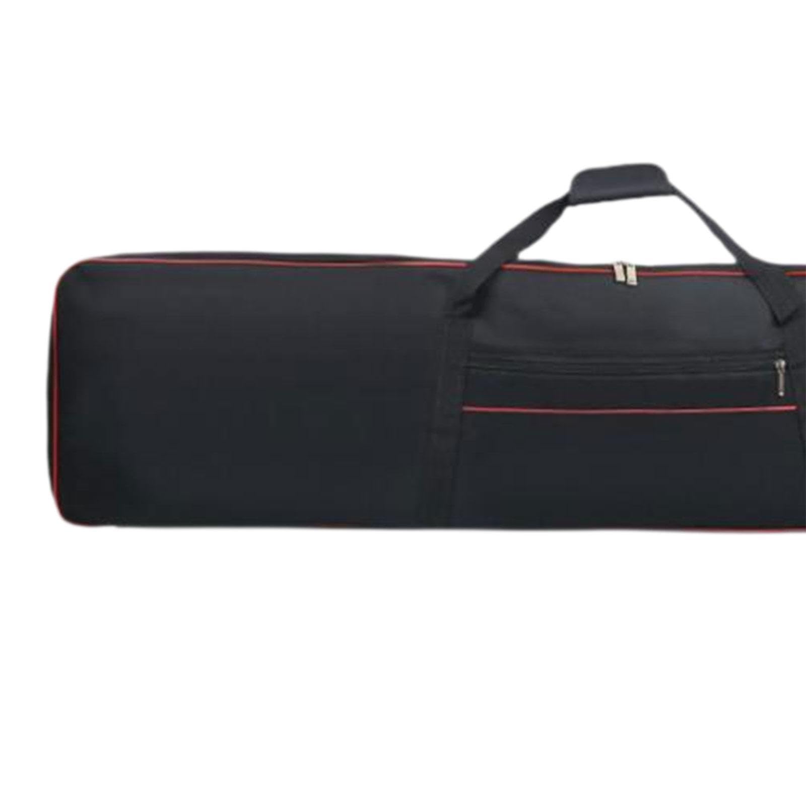 Borsa da trasporto per tastiera da 88 tasti Copertura impermeabile in tessuto Oxford Spallacci protettivi versatili regolabili con manici, 136x17x33 cm