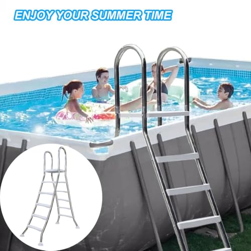 Escalera para piscina 5 escalones acero inox 304 miniatura 3