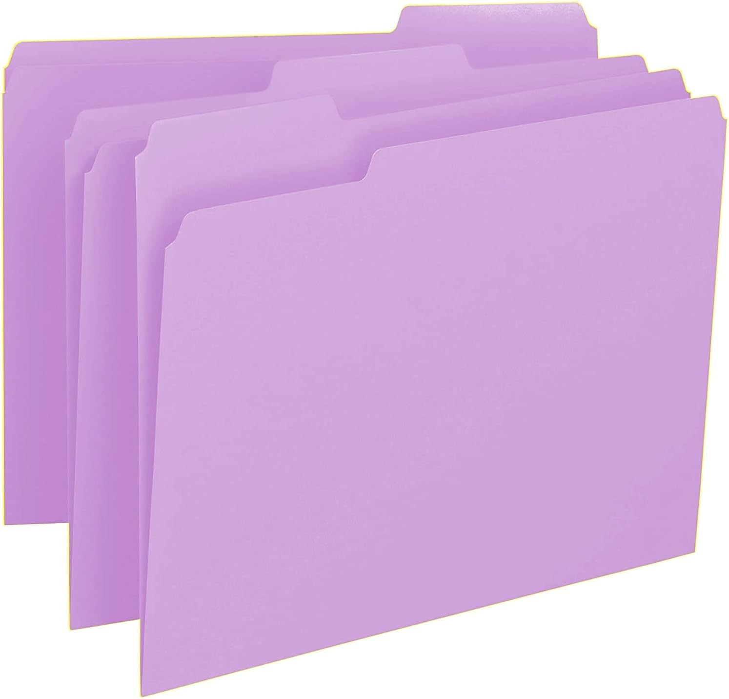 Smead Colored File Folder, 1/3-Cut Tab, Letter Size, Assorted Jewel Tone Colors, 100 per Box (11948) : Colored File Folders : Office Products