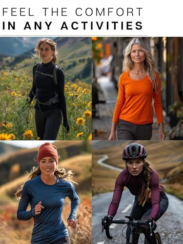 Merino-Wool-Base-Layer-Women-100-Merino-Wool-Shirt-Women-Thermal-Underwear-Long-Sleeve-T-Shirt-for-Hiking