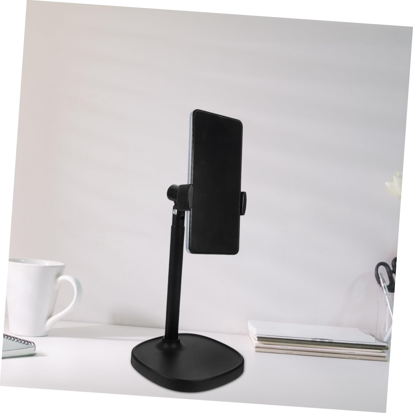 Soporte para Teléfono Ajustable de Escritorio Diseño Compacto Ángulo Regulables para Oficina y Hogar Resistente y Estable