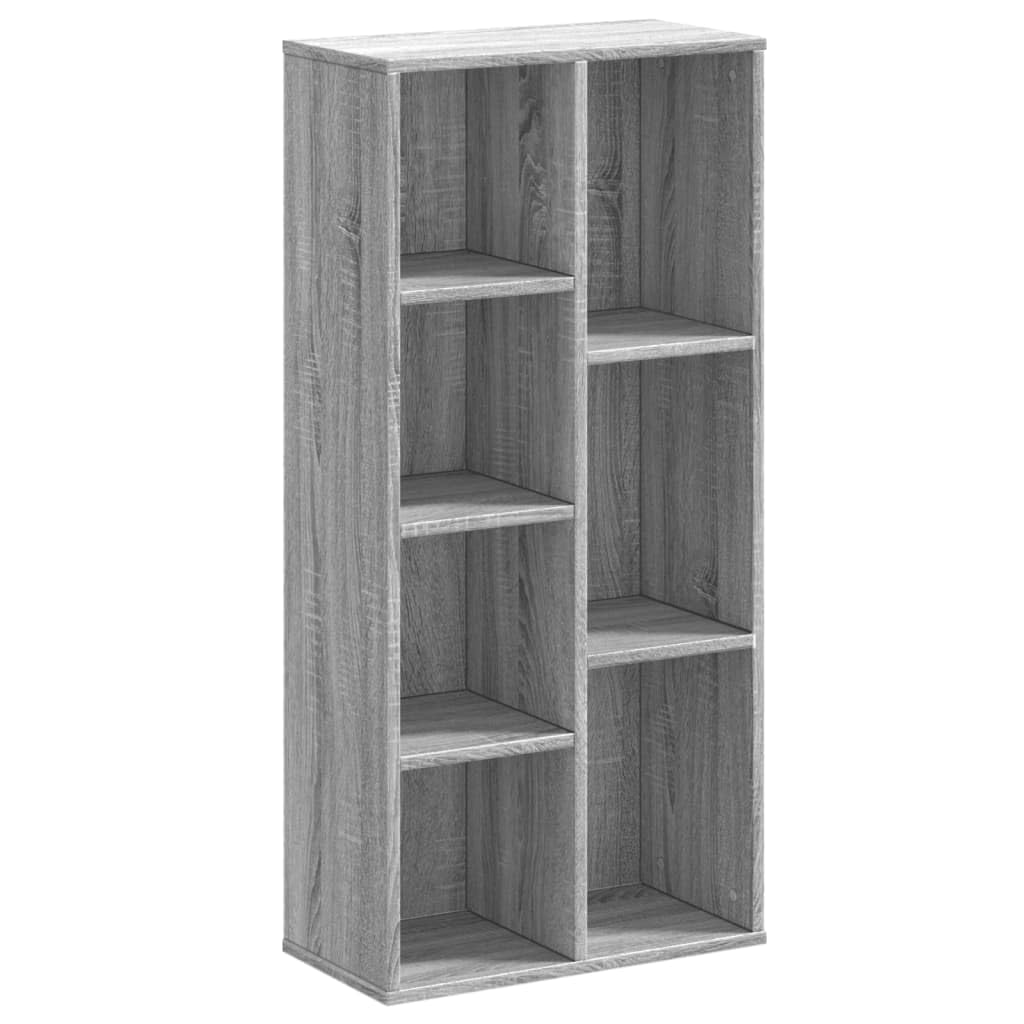 vidaXL Libreria Grigio Sonoma 50x25x105 cm in Legno Multistrato