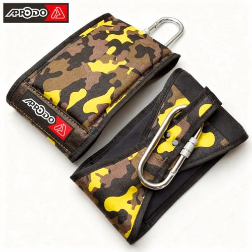 Image of APRODO Heavy Duty Pair For Pull Up Bar Hanging Leg Raiser Fitness With Big D-Ring Steel Quick Connectors, Superb Arm Padding For Abdominal Training Workout Equipment (GREEN CAMOUFLAGE)