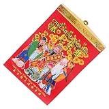 GLSTOY 年 越南文伝統手撕万年暦 馬年陰暦壁掛けカレンダー 節気表示 厚紙製耐久 日付計画用 新年ホームオフィス飾り