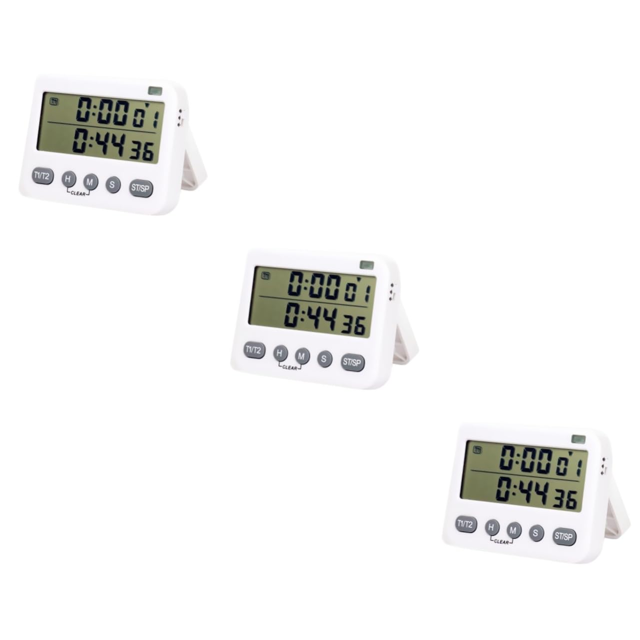 Alipis 3 Pièces Dispositif de chronométrage de Laboratoire Horloge Compte à rebours minuteur de Table minuteur de Cuisine Cuisine horloges minuterie d'alarme de e Numéro