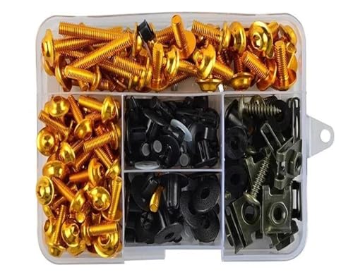 Vis de carénage or pour Suzuki GSXR 600 750 1000 kit boulons contre vibrations