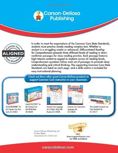 Differentiated Reading for Comprehension, Grade 3 - Image 2