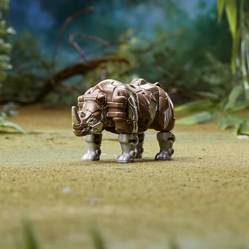 Transformers: Rise of The Beasts Movie, Beast Alliance, Beast Battle Masters Figurine d'action Rhinox - Dès 6 Ans, 7,5 cm
