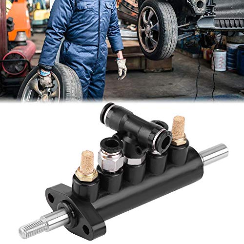 Image of Foot Control Air Valve, Aluminum Alloy Air Control Valve Foot Pedal Valve for Tire Changer Machine Supplies Tool Type A(#3), Black and Silver